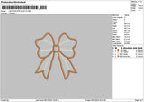 Bow App V2 0912 Embroidery File 6 sizes