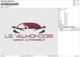 LE VALMONDOIS Embroidery File 6 size