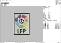 LFP Embroidery File 6 size