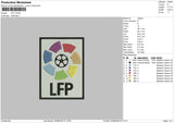 LFP Embroidery File 6 size