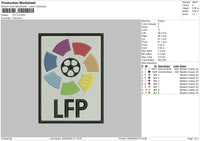 LFP Embroidery File 6 size