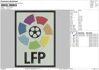 LFP Embroidery File 6 size