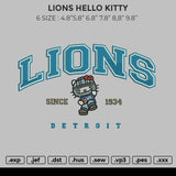 LIONS HELLO KITTY