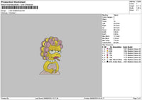 Simpsonqueen Embroidery File 6 sizes