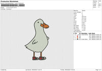 LITTLE DUCK Embroidery File 6 size