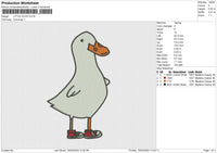 LITTLE DUCK Embroidery File 6 size