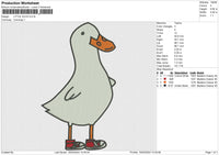LITTLE DUCK Embroidery File 6 size