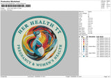 Her Health Embroidery File 6 sizes