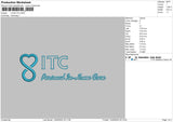 Itctext Embroidery File 6 sizes