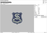 Sagtext Embroidery File 6 sizes