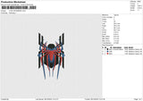 LOGO SPIDEMAN Embroidery File 6 size