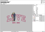 Love Photoflat 2001 Embroidery File 6 sizes