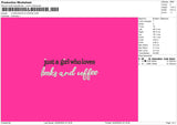 Loves Text 02 Embroidery File 6 sizes