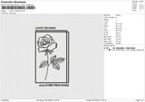 LOVE THORNS Embroidery File 6 size