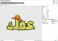 LUFFY D MONKEY HAT 5 COLOR