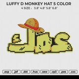 LUFFY D MONKEY HAT 5 COLOR