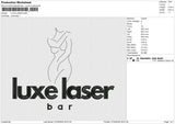 LUXE LASER Embroidery File 6 size