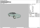 Car 2512 Embroidery File 6 sizes