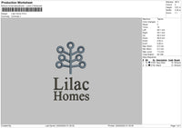 Lilactext Embroidery File 6 sizes