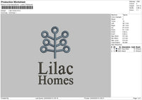 Lilactext Embroidery File 6 sizes