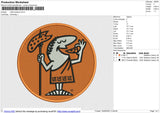 Little Caesars Embroidery File 6 size