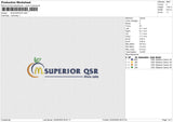 M-SUPERIOR Embroidery File 6 size