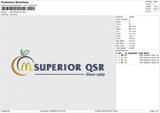 M-SUPERIOR Embroidery File 6 size