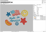 Made in America Embroidery Files