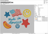 Made in America Embroidery Files