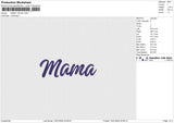 MAMA 140125 Embroidery File 6 size