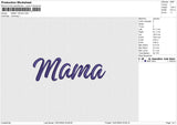 MAMA 140125 Embroidery File 6 size
