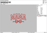 Mamabow V03 Embroidery File 6 sizes