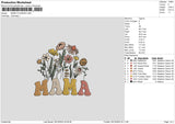 Mamaflowers 2910 Embroidery File 6 sizes