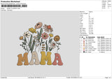 Mamaflowers 2910 Embroidery File 6 sizes