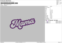 Mama App 0805 Embroidery File 6 sizes