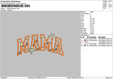 Mama Halloween 2807 Embroidery File 6 sizes