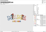 Mama Minnie Embroidery File 6 sizes