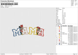 MAMA minnie Embroidery File 6 size