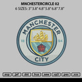 Manchestercirlce 02 Embroidery File 6 sizes