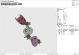 MASKS HALLOWEEN Embroidery File 6 size