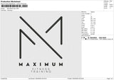 MAXIMUM logo 6 size