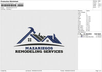 MAZARIEGOS Embroidery File 6 size