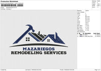 MAZARIEGOS Embroidery File 6 size