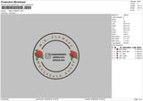 Flowerscircle 003 Embroidery File 6 sizes