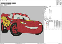 MCQUEEN 2725 Embroidery File 6 size