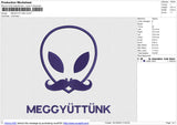 MEGGYUTTUNK Embroidery File 6 size