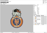 Hk Mets Embroidery File 6 sizes