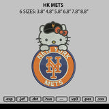 Hk Mets Embroidery File 6 sizes