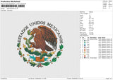 MEXICANOS Embroidery File 6 size