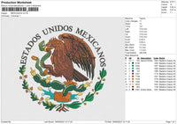 MEXICANOS Embroidery File 6 size